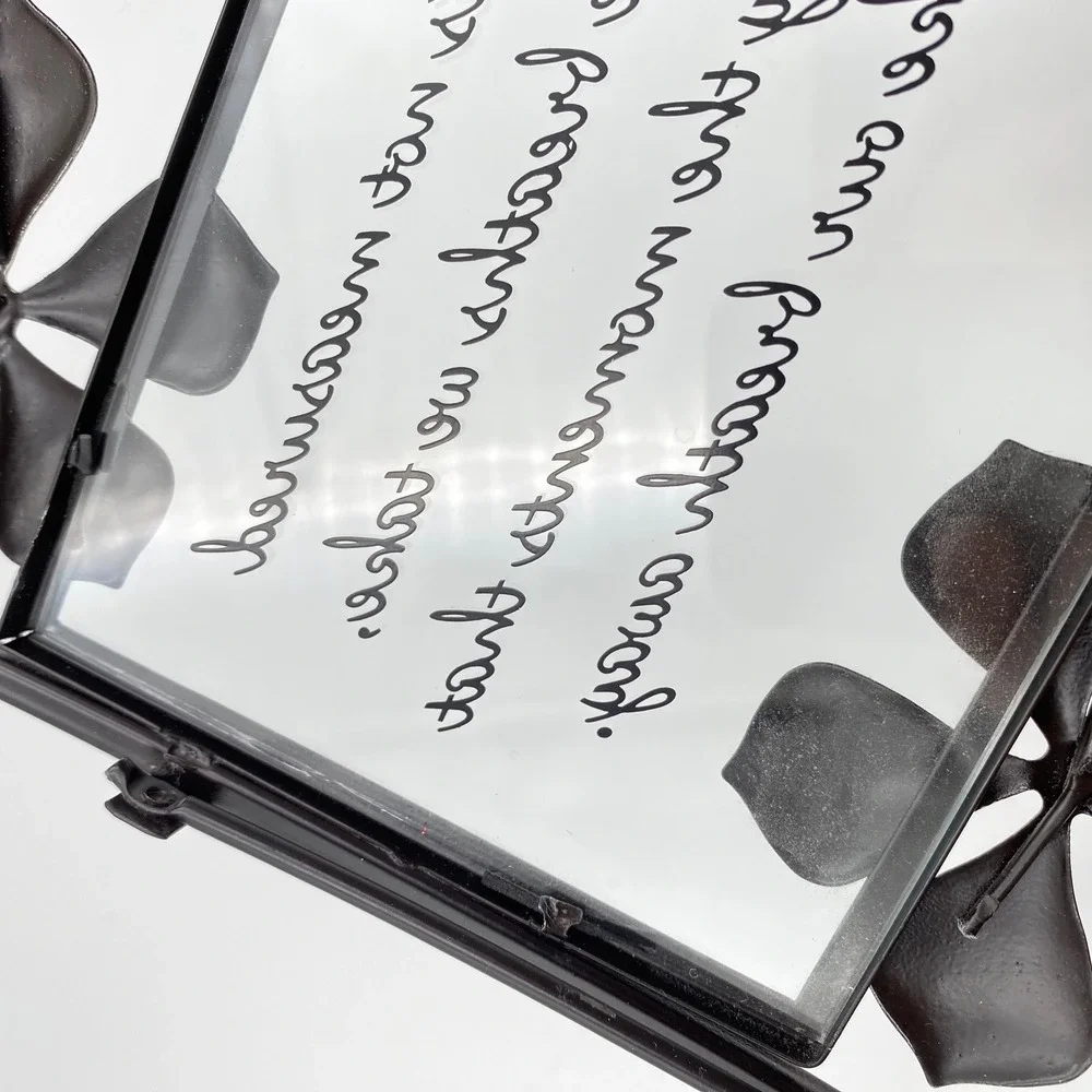 Metal Floral Photo Frame 